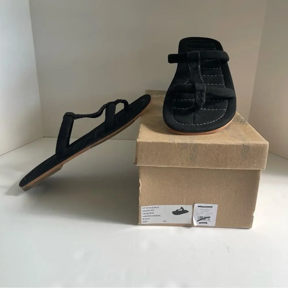 Free People 8.5 Black Strap‎ Hadden Sandal